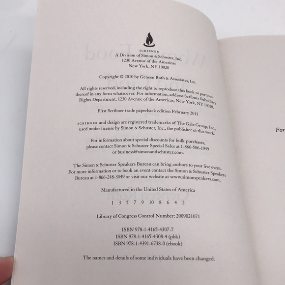 Book-Women Food And God by: Geneen Roth—#1 New York Times BestSeller - Picture 4 of 7